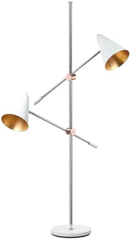 Jenne Floor Lamp - White