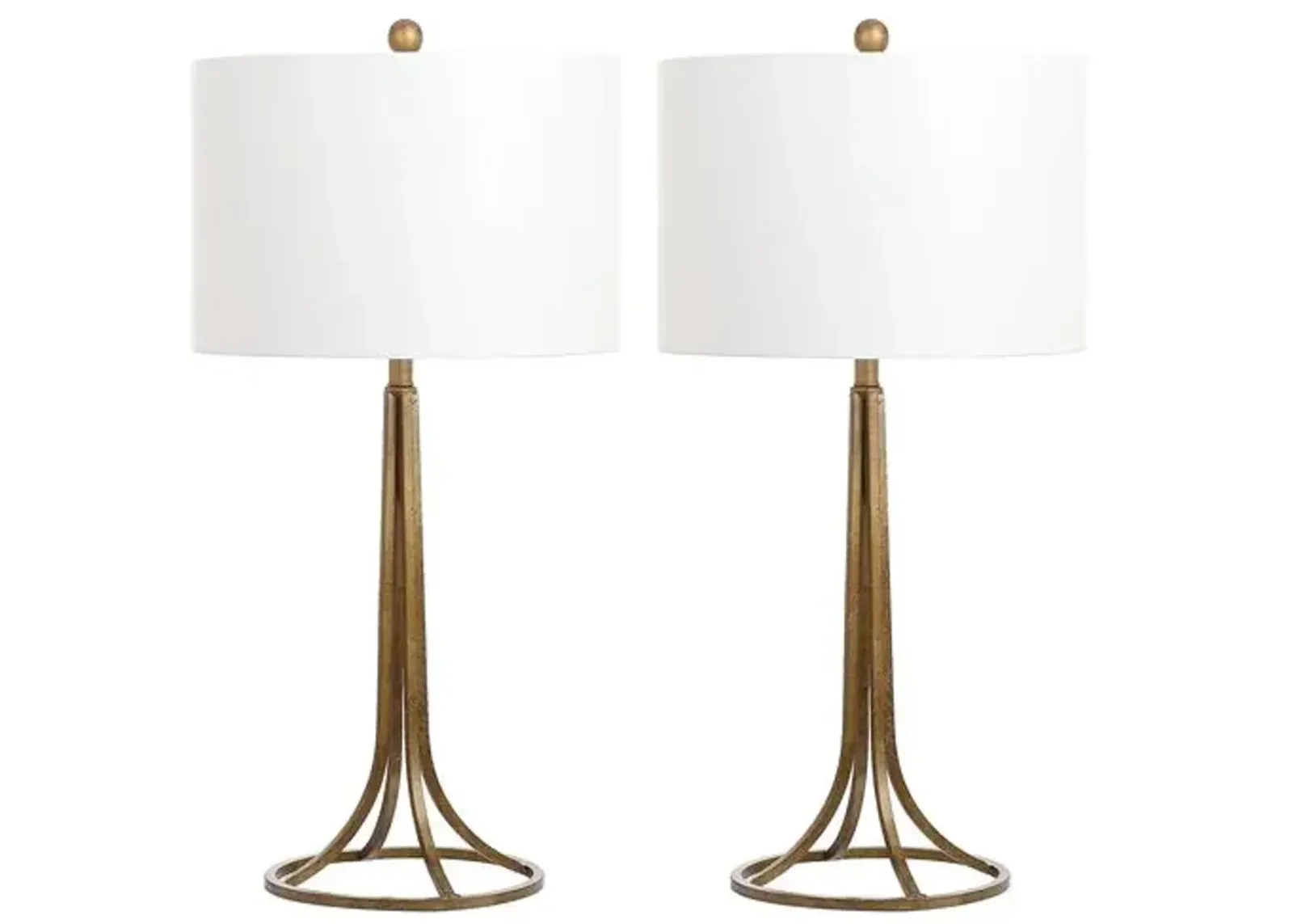 Set of 2 Mabry Table Lamps - Antiqued Bronze