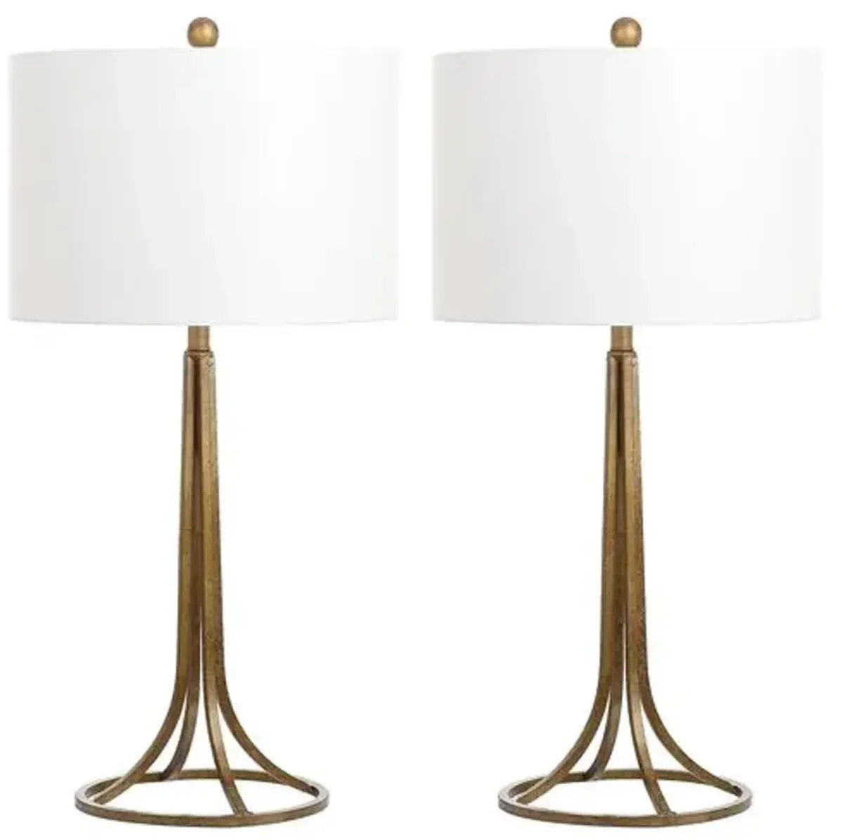 Set of 2 Mabry Table Lamps - Antiqued Bronze