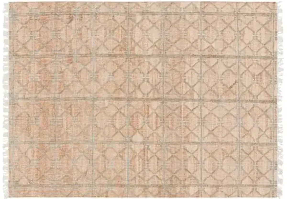 2'x3' Laural Jute Rug - Beige - Beige