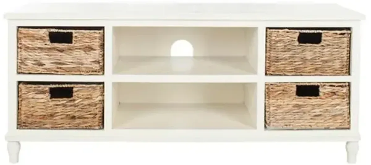 Rooney Media Console - White