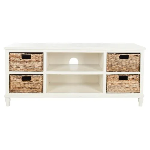 Rooney Media Console - White