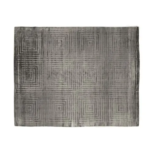 Farleigh Rug - Silver/Blue - Exquisite Rugs - Gray - Gray