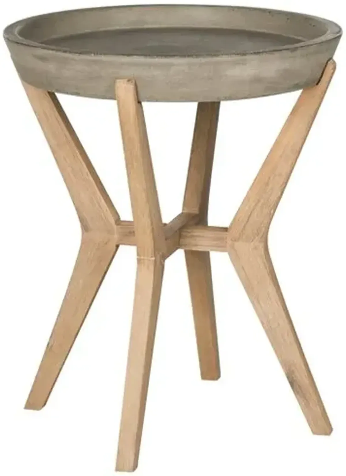 Annie Outdoor Side Table - Gray