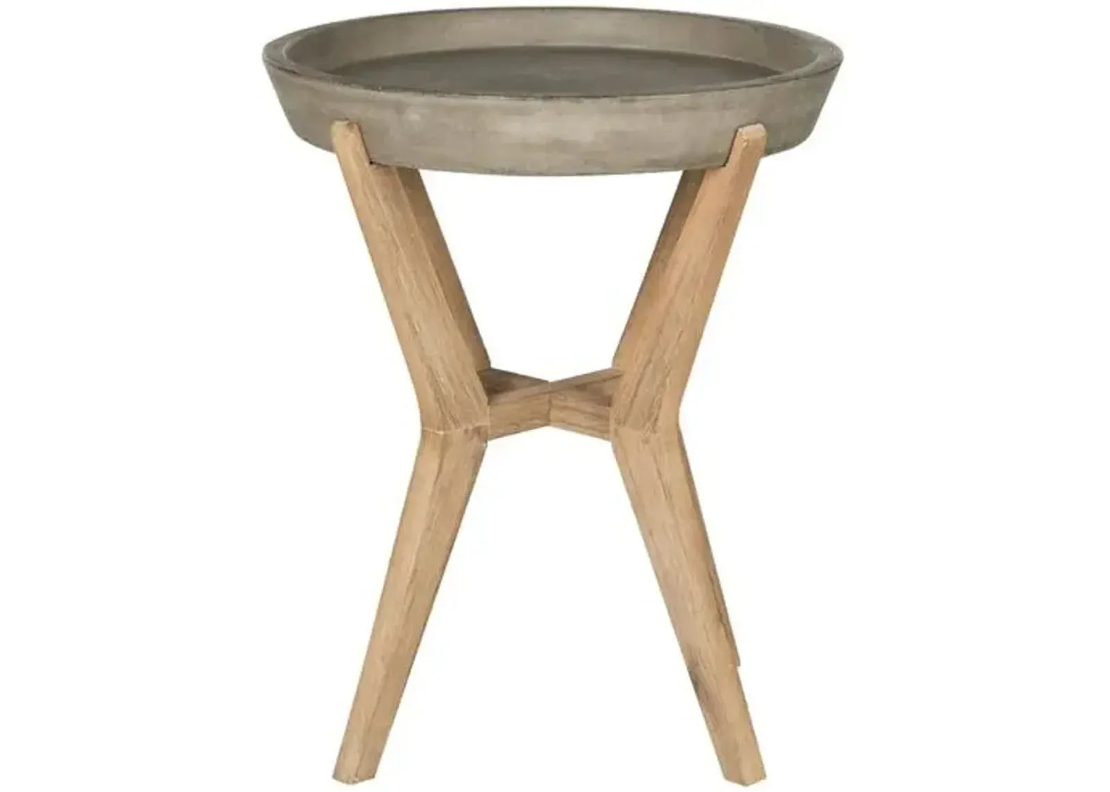 Annie Outdoor Side Table - Gray