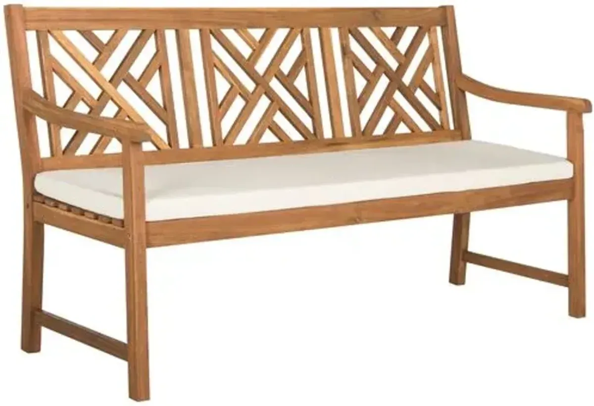 Bradbury Outdoor Bench - Natural - Beige