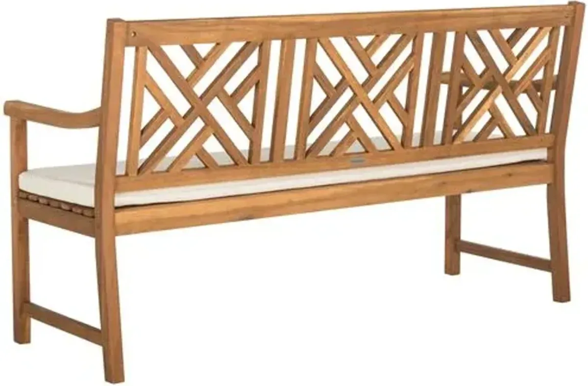 Bradbury Outdoor Bench - Natural - Beige