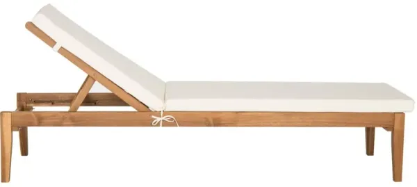 Del Mar Outdoor Wood Chaise