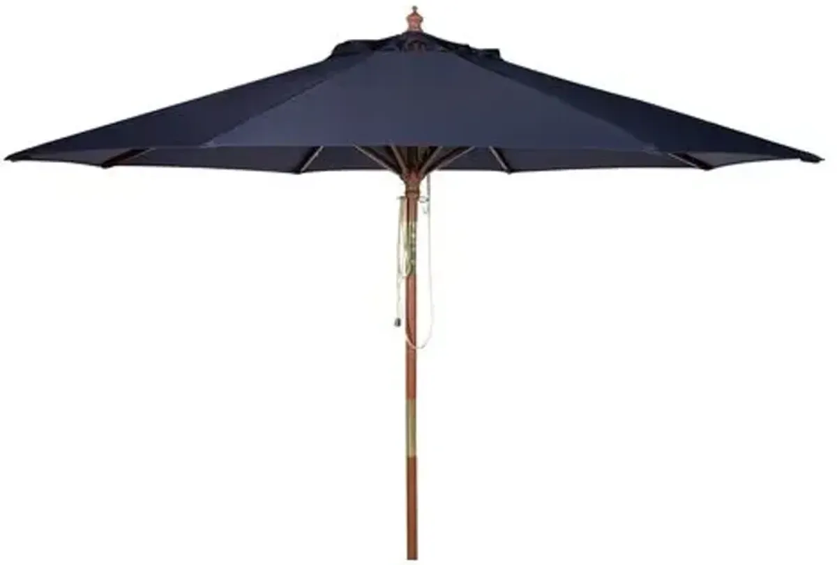 Hannah Outdoor Patio Umbrella - Navy - Blue