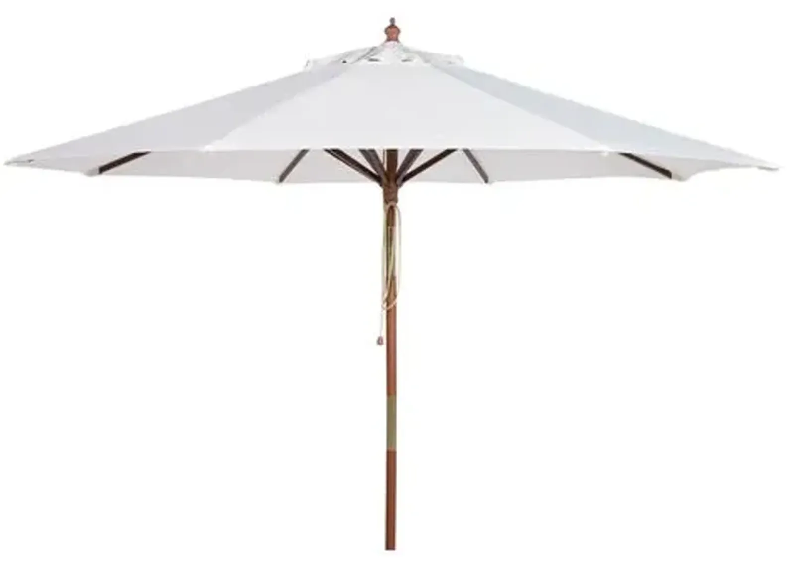 Hannah Outdoor Patio Umbrella - White