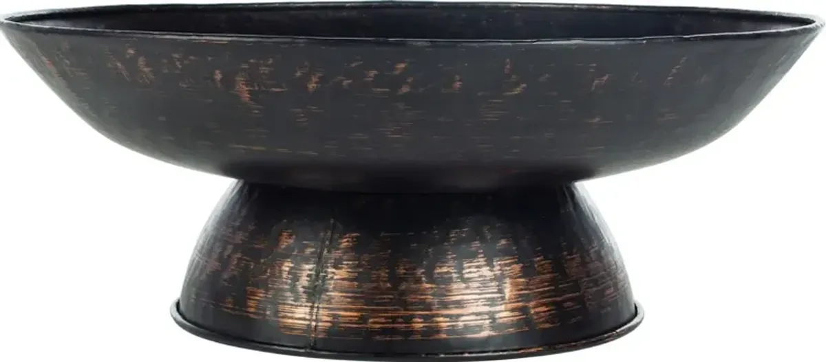 Oran Outdoor Fire Pit, Black