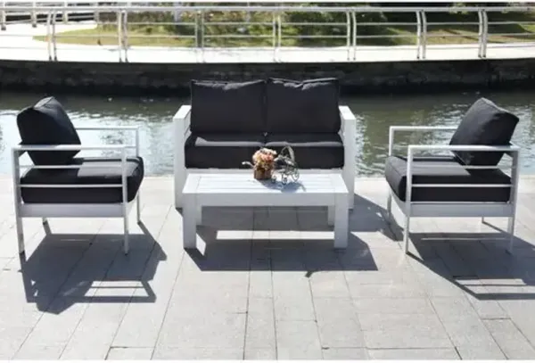 Nason Outdoor Lounge Set - Black