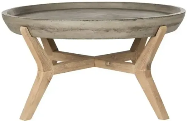 Vinal Outdoor Coffee Table - Dark Gray