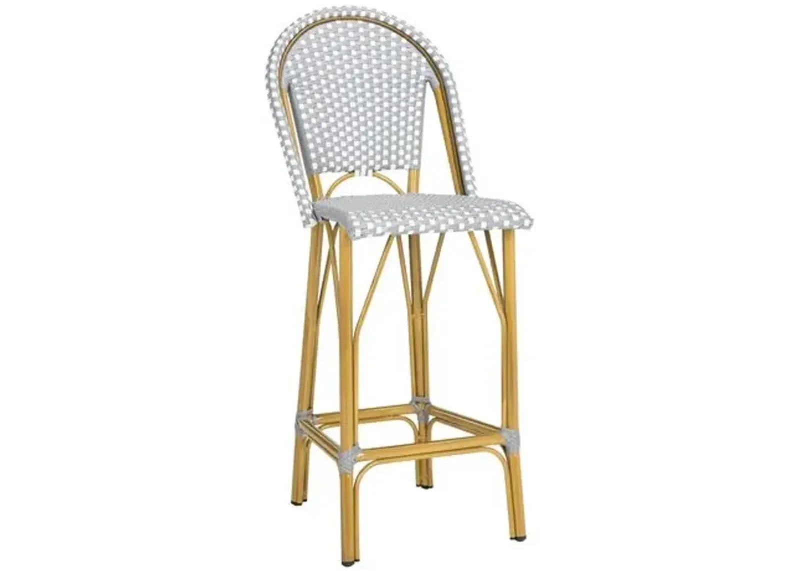 Mckenzie Barstool - Gray/White