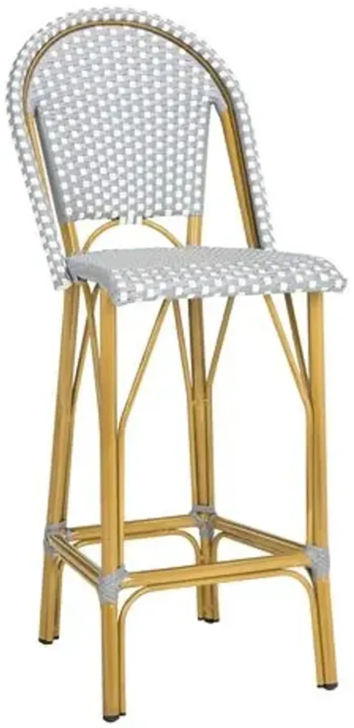 Mckenzie Barstool - Gray/White