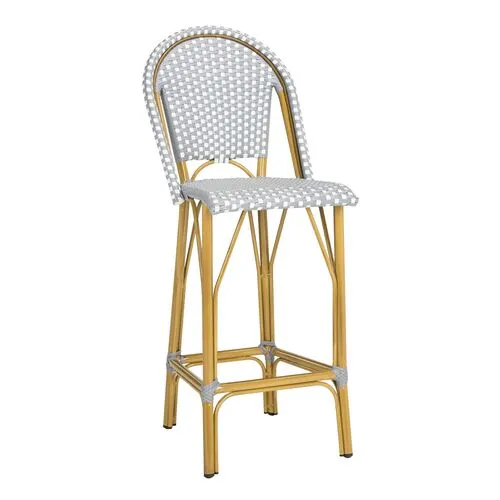 Mckenzie Barstool - Gray/White