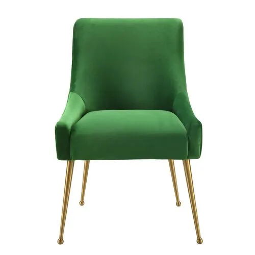 Georgia Side Chair - Green Velvet