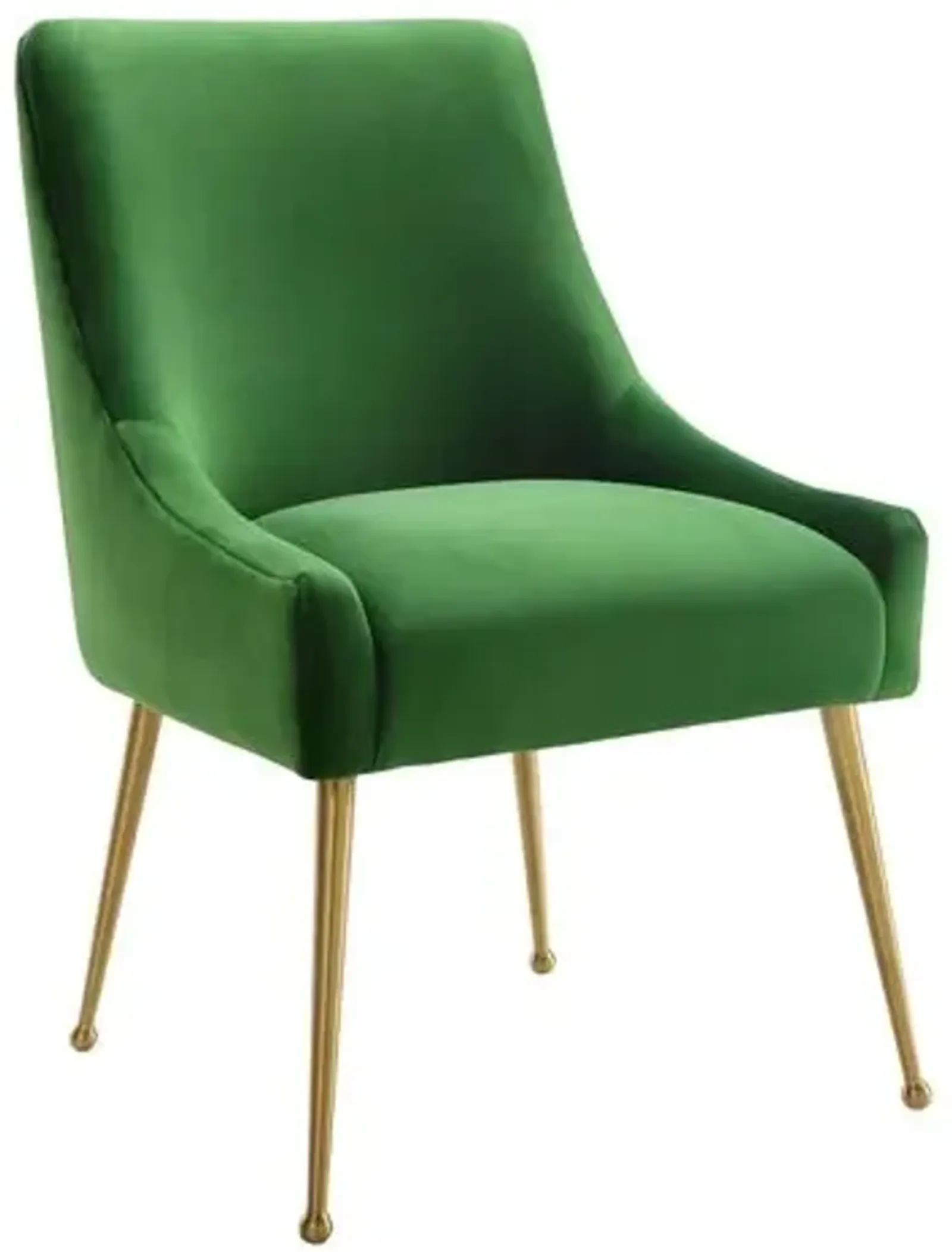 Georgia Side Chair - Green Velvet