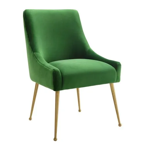 Georgia Side Chair - Green Velvet