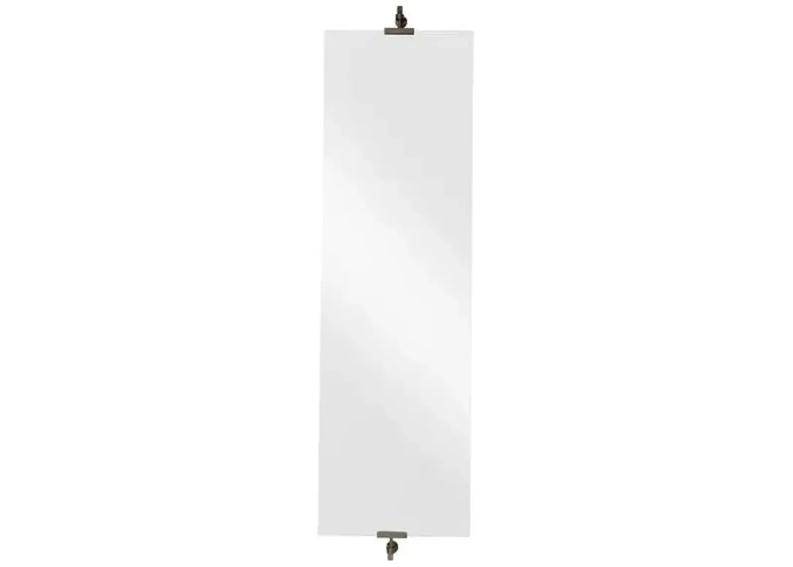 Ashlar Wall Mirror - Silver