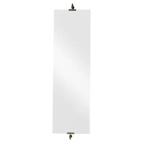 Ashlar Wall Mirror - Silver