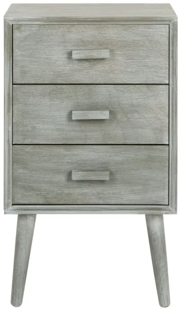 Pomona 3-Drawer Nightstand