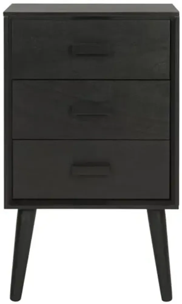 Pomona 3-Drawer Nightstand