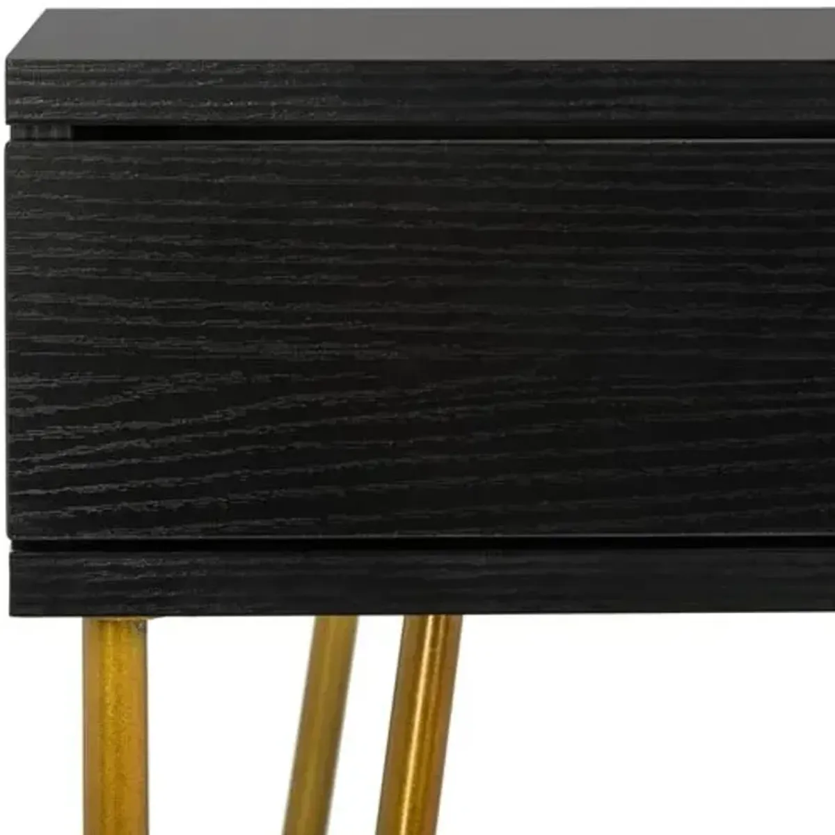 Banks Desk - Black/Gold