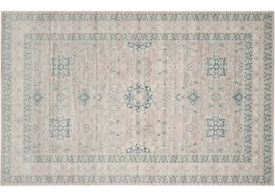 Bundo Rug - Gray/Blue - Gray