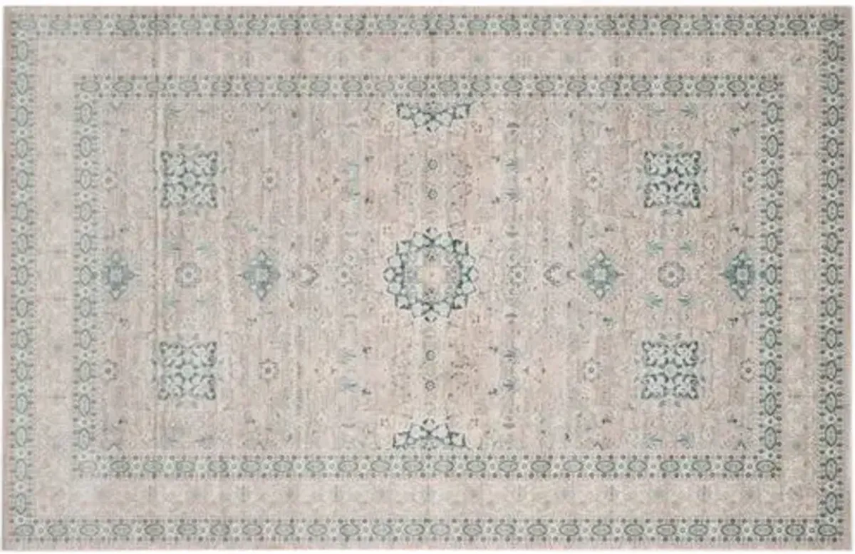 Bundo Rug - Gray/Blue - Gray