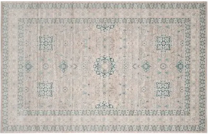 Bundo Rug - Gray/Blue - Gray