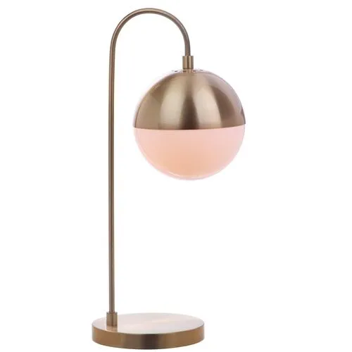 Morina Table Lamp - Brass/White