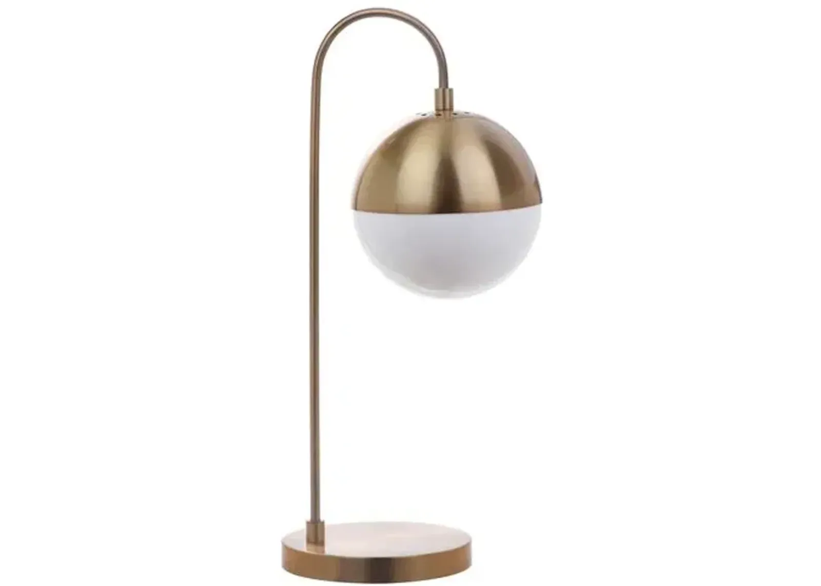 Morina Table Lamp - Brass/White