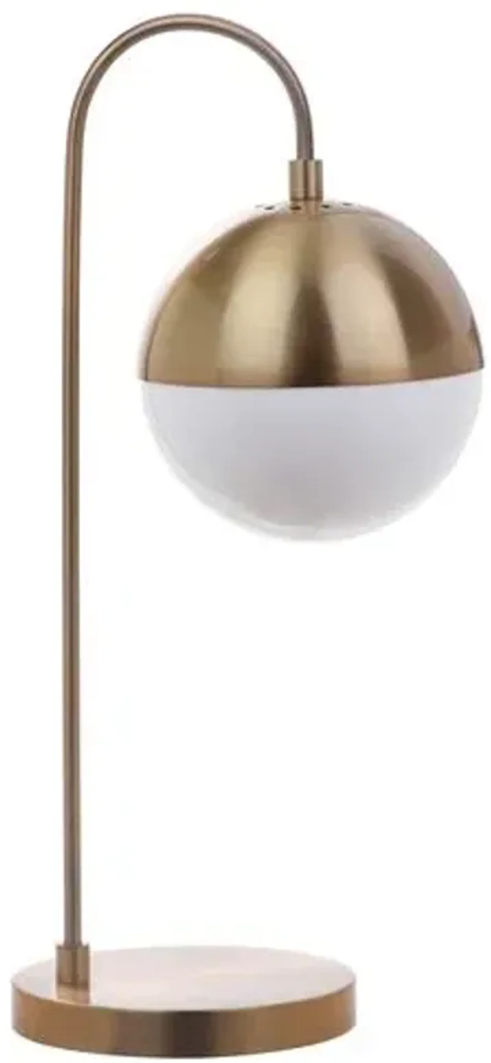 Morina Table Lamp - Brass/White