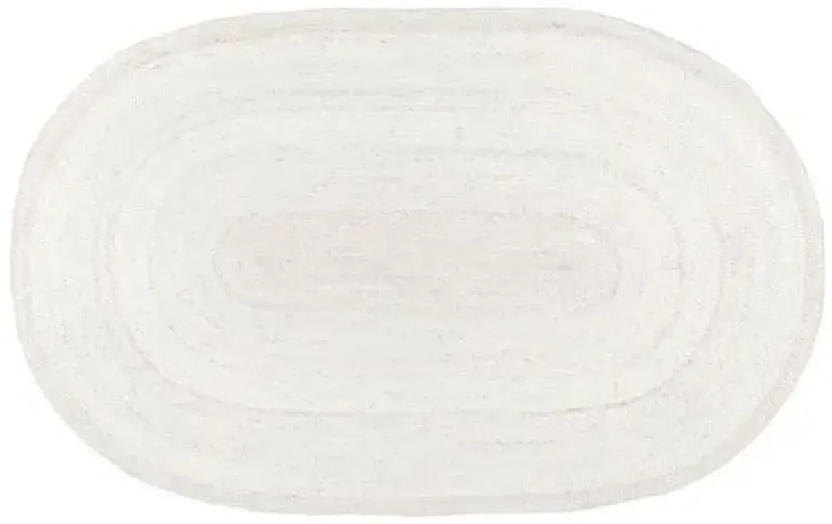 Verona Jute Rug - White - White