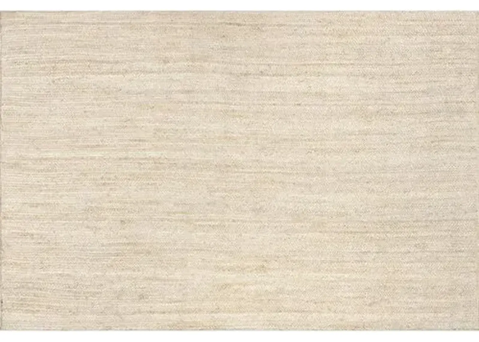 Verona Jute Rug - White - White