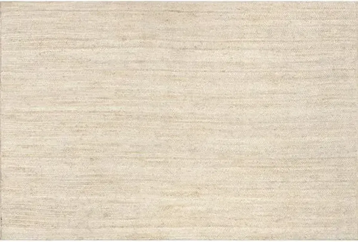 Verona Jute Rug - White - White