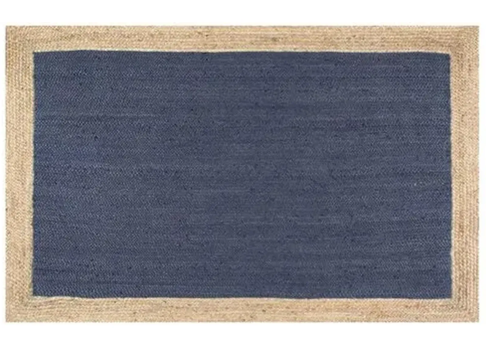 Anka Jute Rug - Blue - Blue