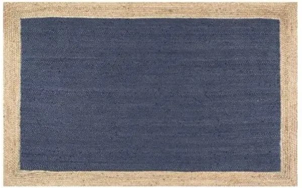 Anka Jute Rug - Blue - Blue