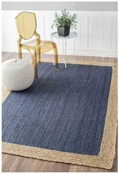 Anka Jute Rug - Blue - Blue