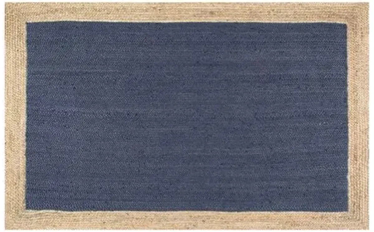 Anka Jute Rug - Blue - Blue