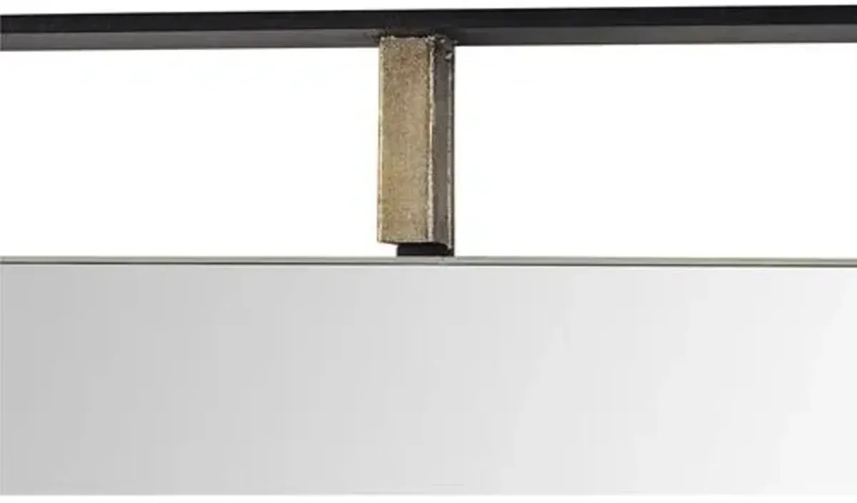 Heston Wall Mirror - Matte Black