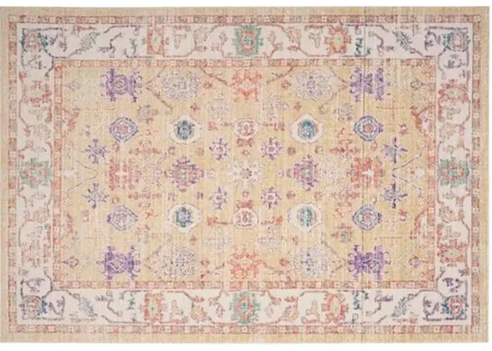 Oliviere Rug - Gold/Lavender - Purple - Purple