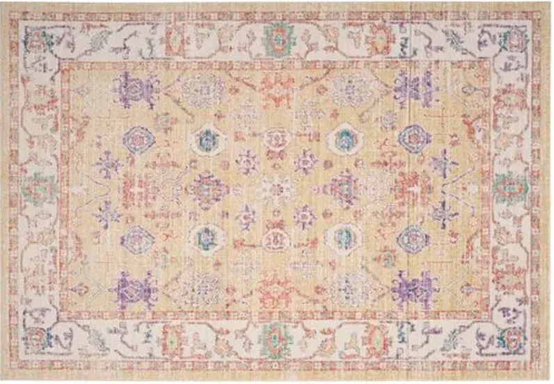 Oliviere Rug - Gold/Lavender - Purple - Purple