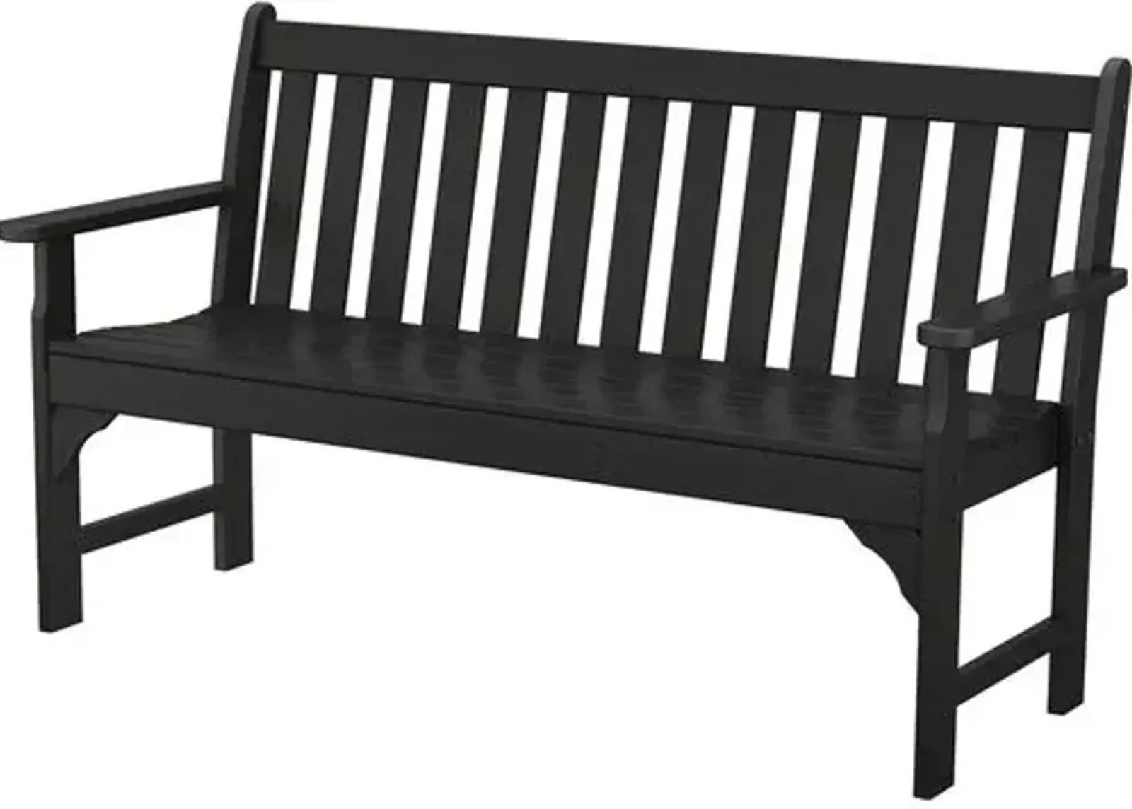 Vineyard Outdoor Bench - Black