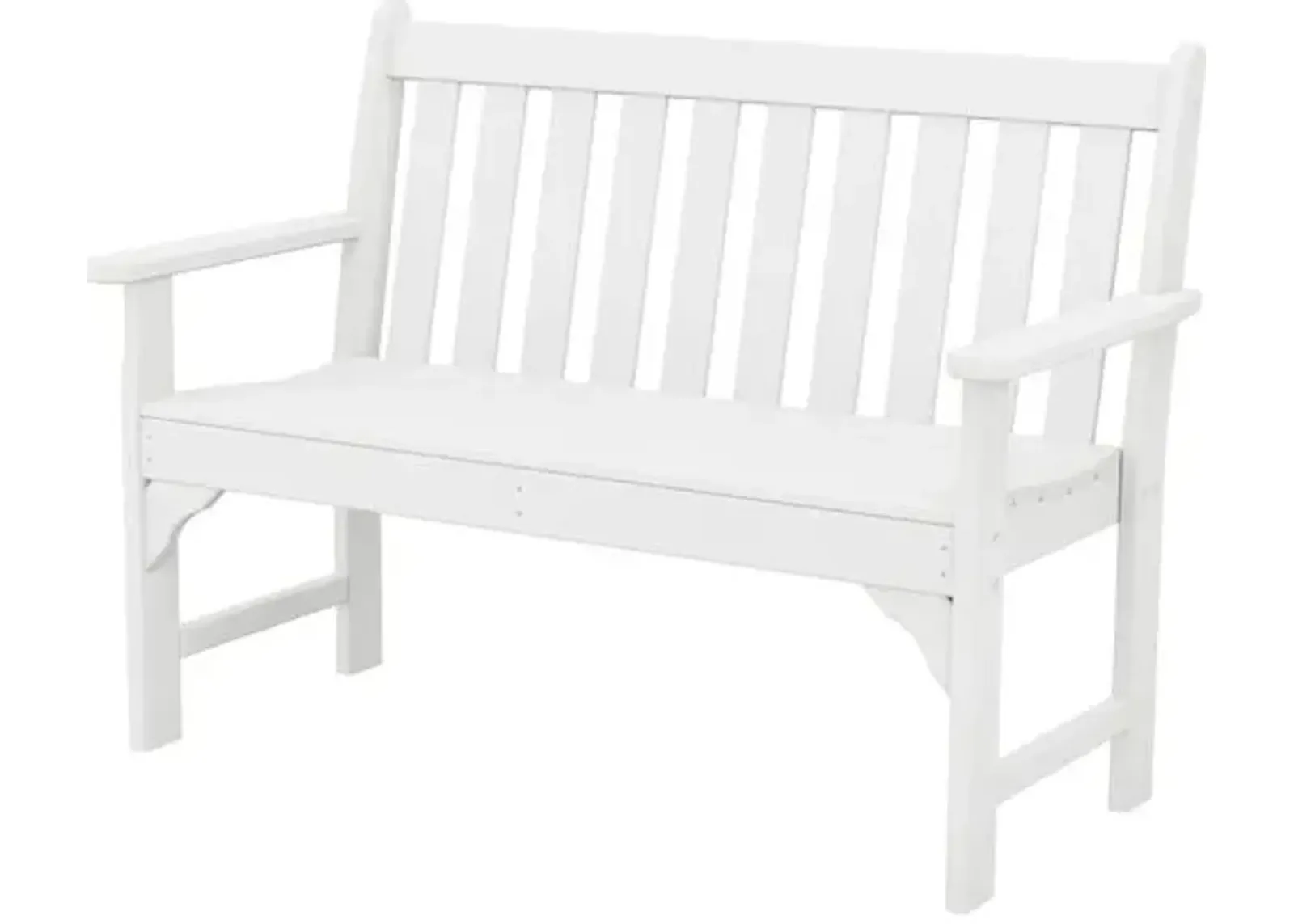 Vineyard Outdoor Bench - White