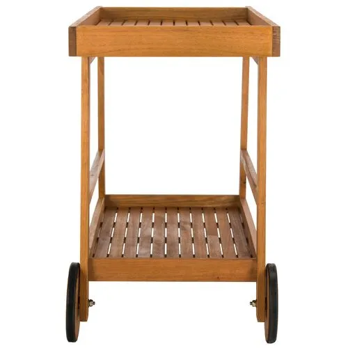 Renzo Outdoor Bar Cart - Eucalyptus - Brown