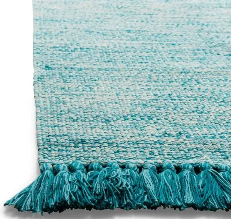 Pess Kids' Rug - Turquoise - Blue - Blue