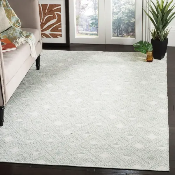 Jude Kids' Rug, Sage/Ivory