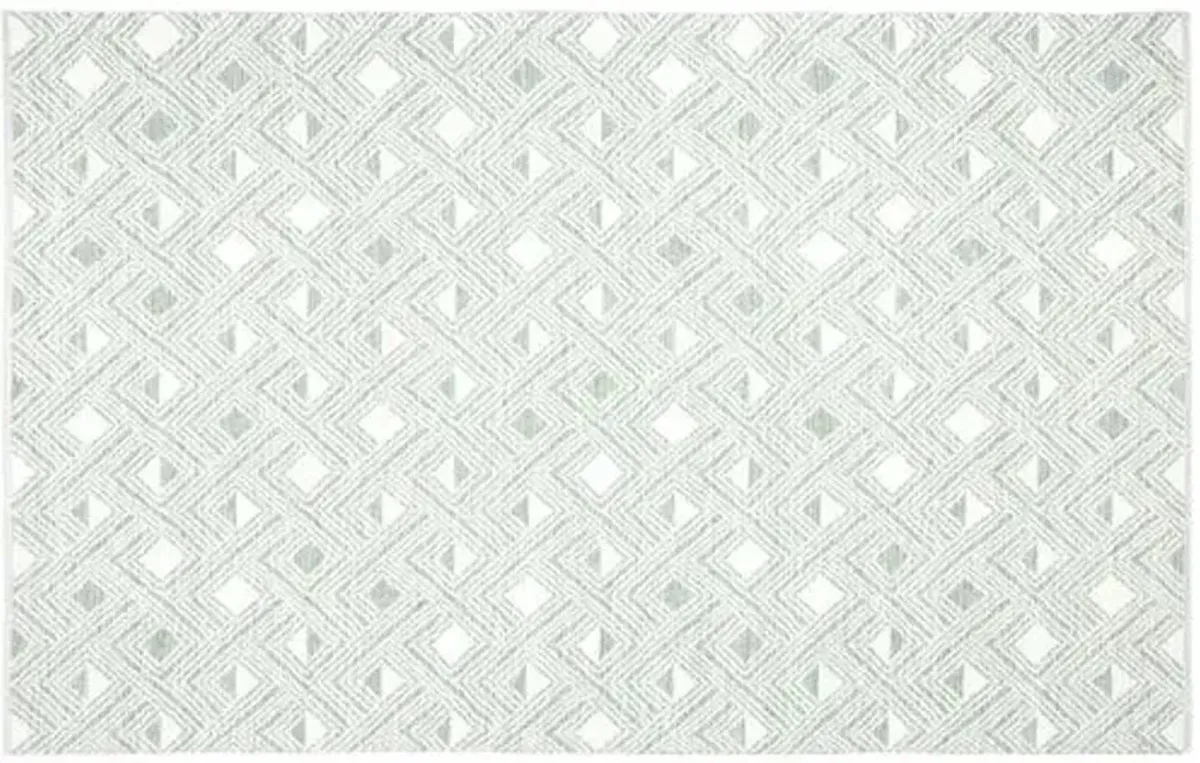 Jude Kids' Rug - Sage/Ivory - Green - Green